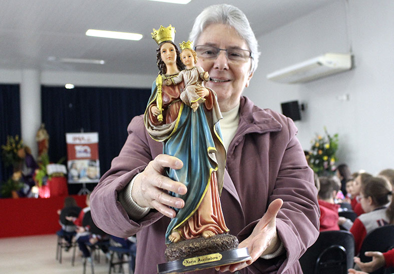 Clima de espiritualidade é intensificado com a visita da Inspetora Irmã Alaíde Deretti no Instituto Maria Auxiliadora (IMA)